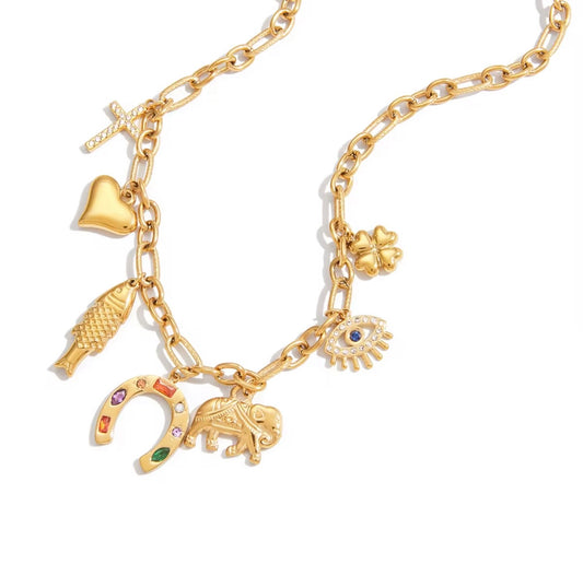 Evil Eye Charm Necklace