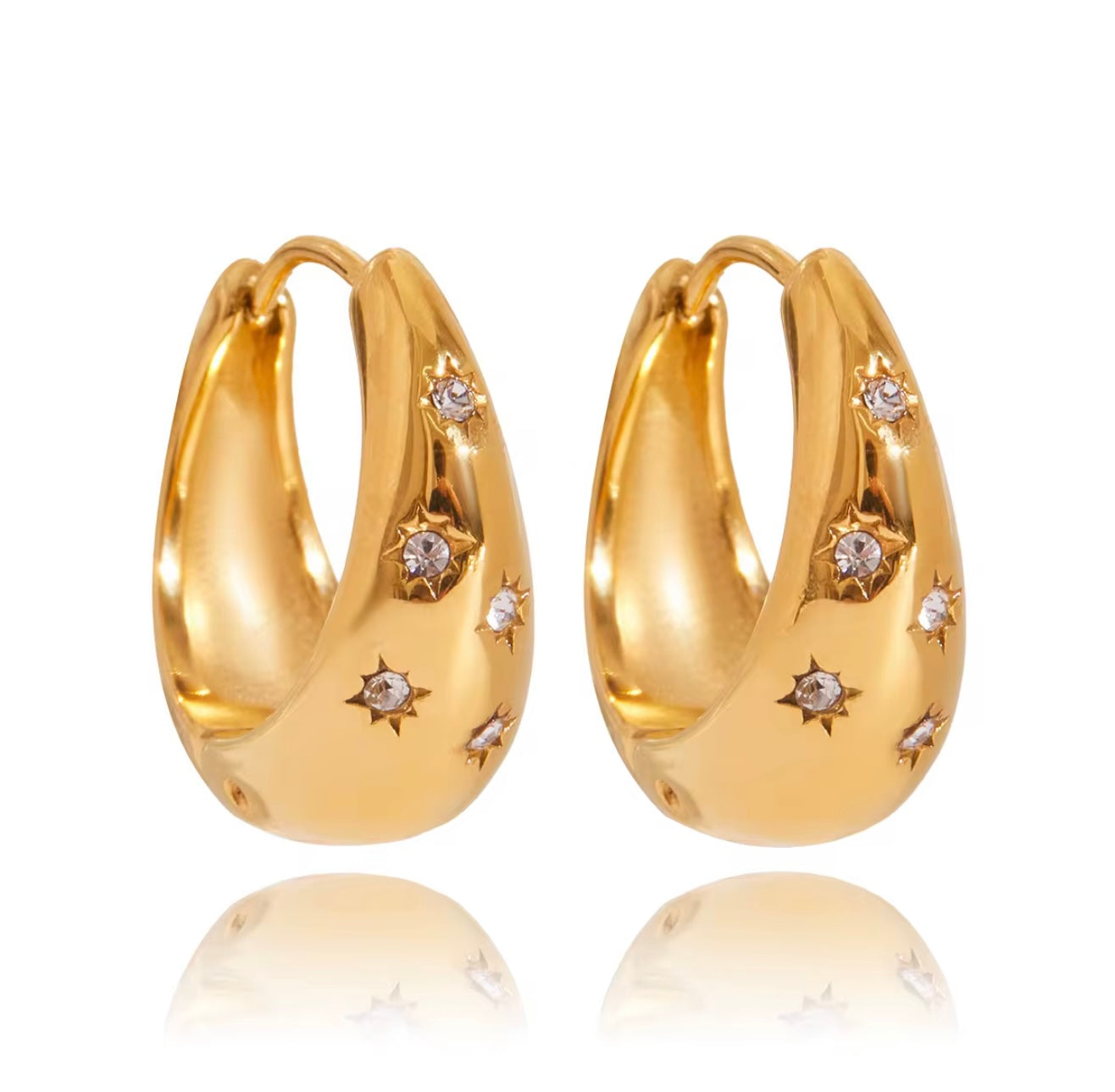 Galaxy Earrings Hoop