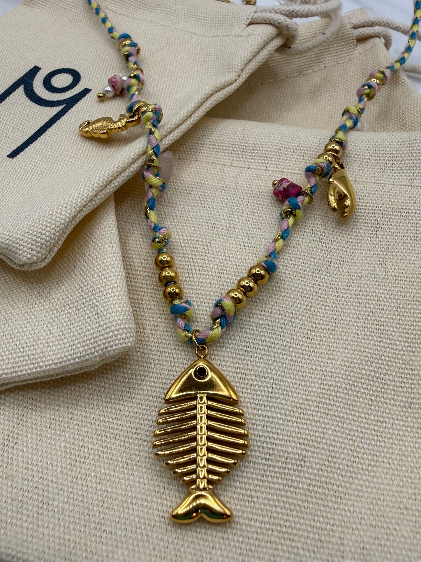 Sea-Fish Bone Necklace