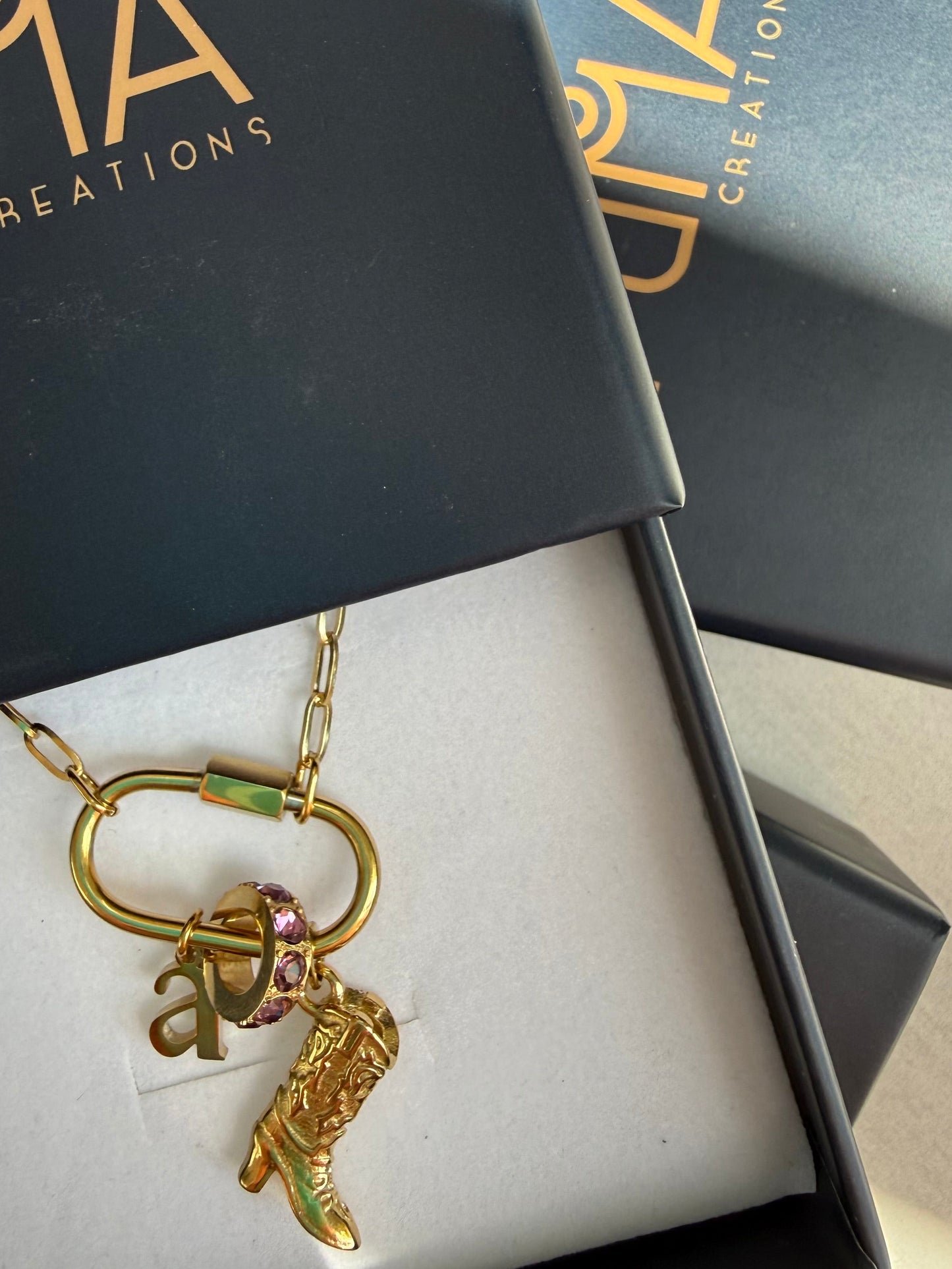 BYO Paperclip Chain Gold