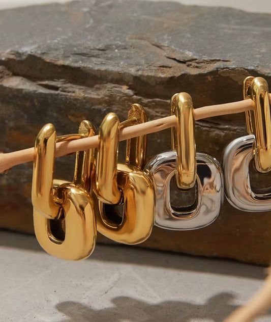 Geometric Stackable Earrings