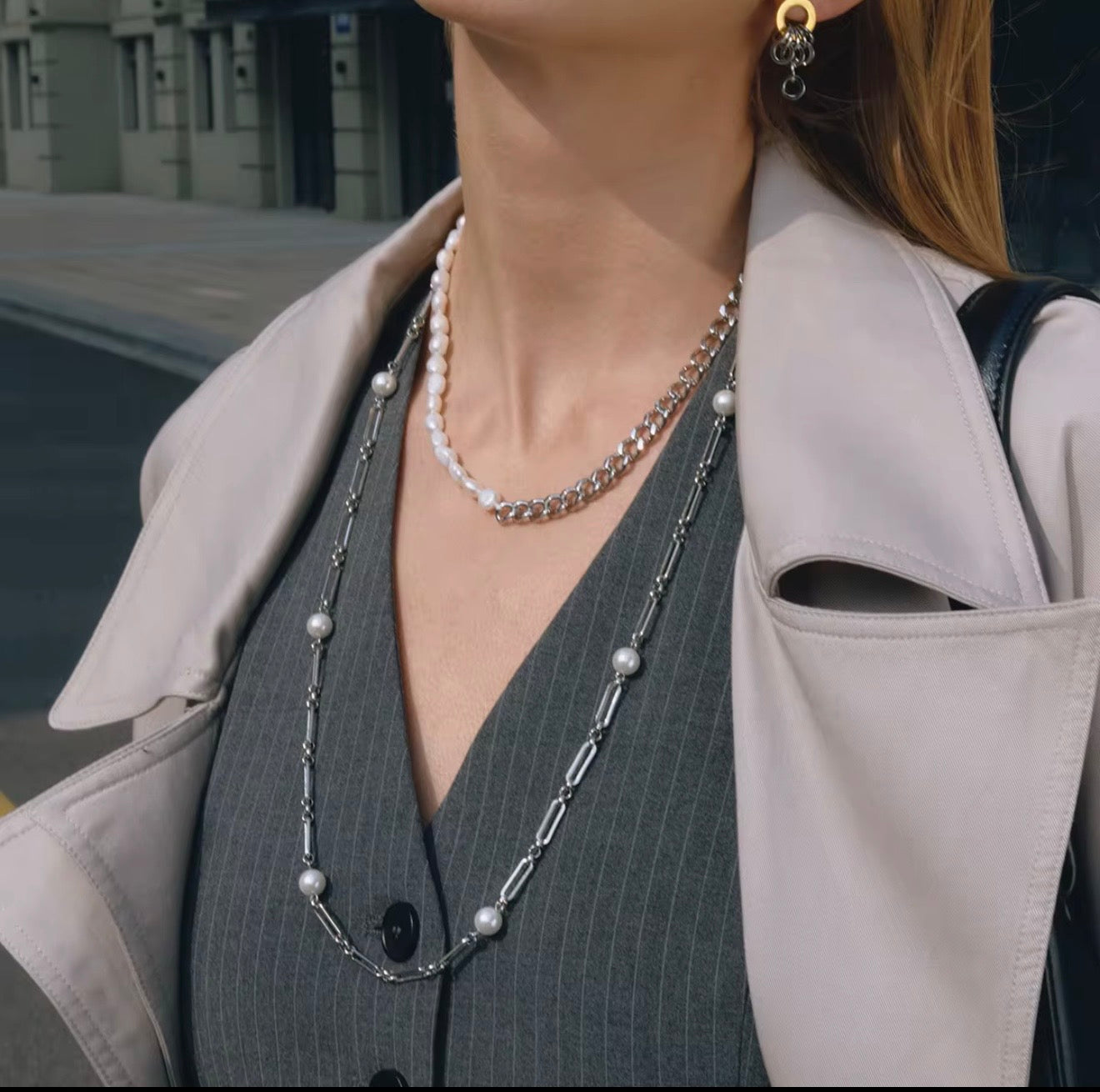Urban Pearl Necklace