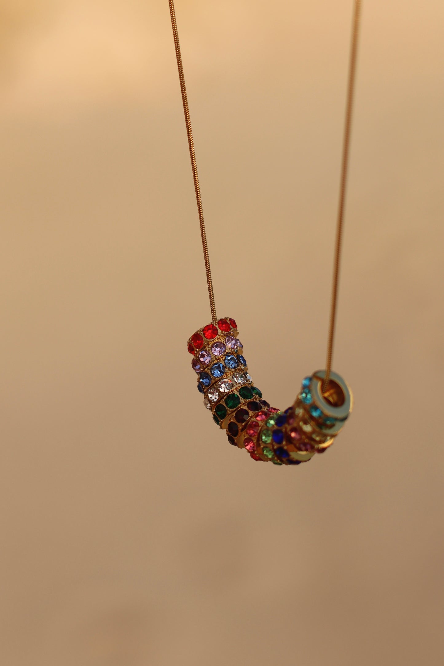 BYO Thin Circular Snake Chain Gold