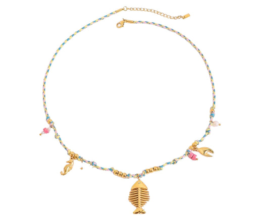 Sea-Fish Bone Necklace