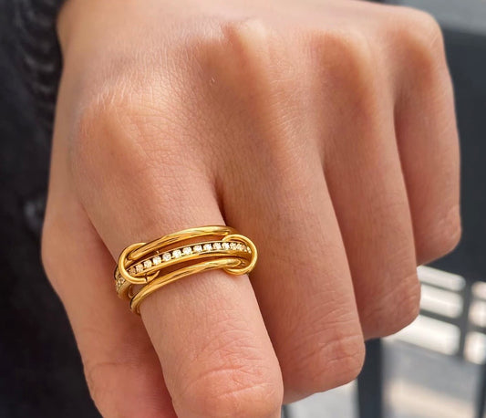 Pavé Stack Ring