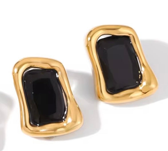 Irregular Rectangle Earrings