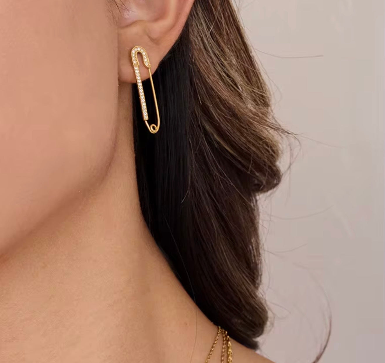 Paper Clip Earrings