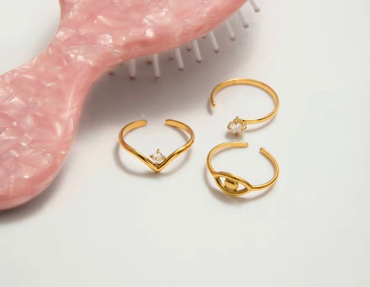 Eye Stack Ring Set