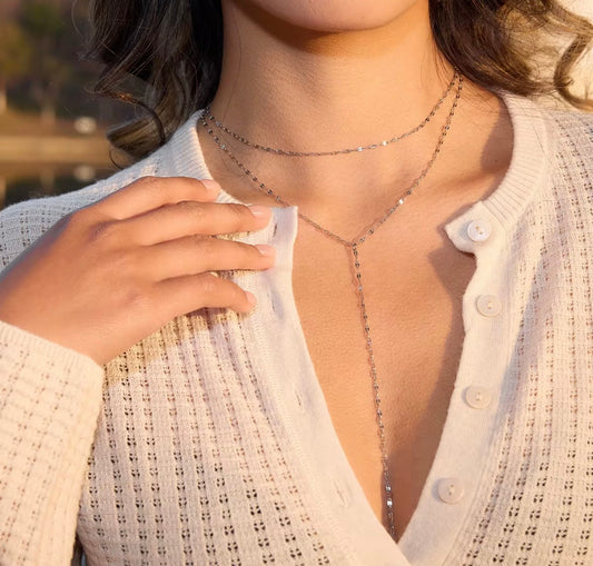 Drop Line Necklace