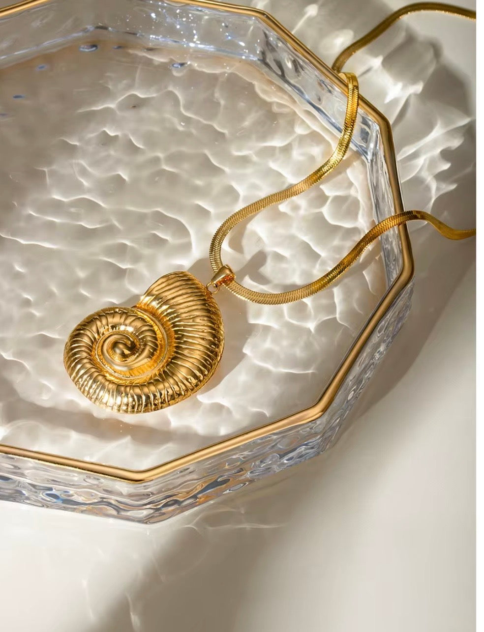 Spiral Shell Necklace