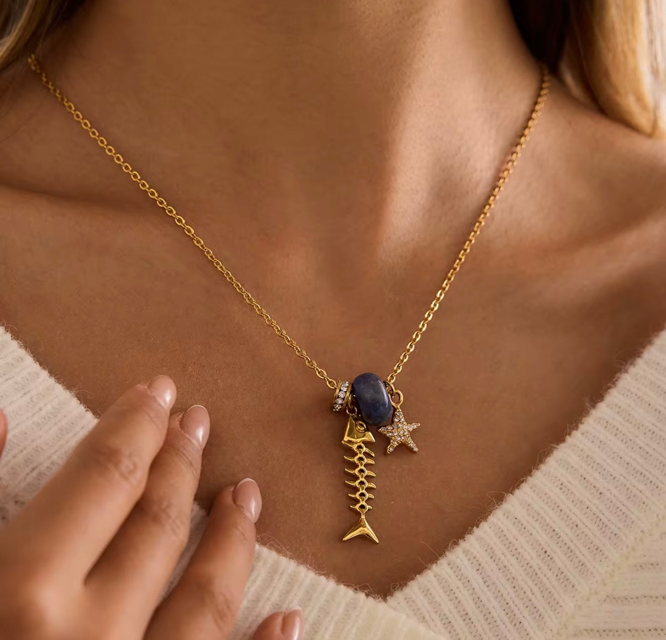 Tide Charm Necklace