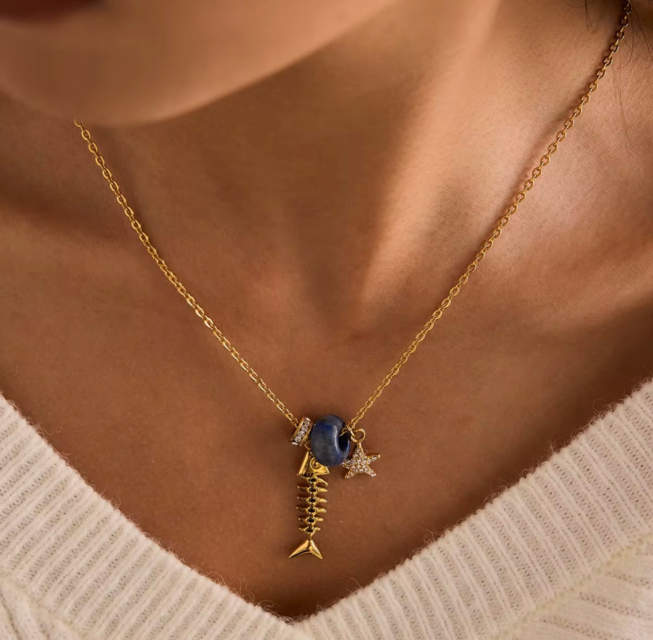 Tide Charm Necklace