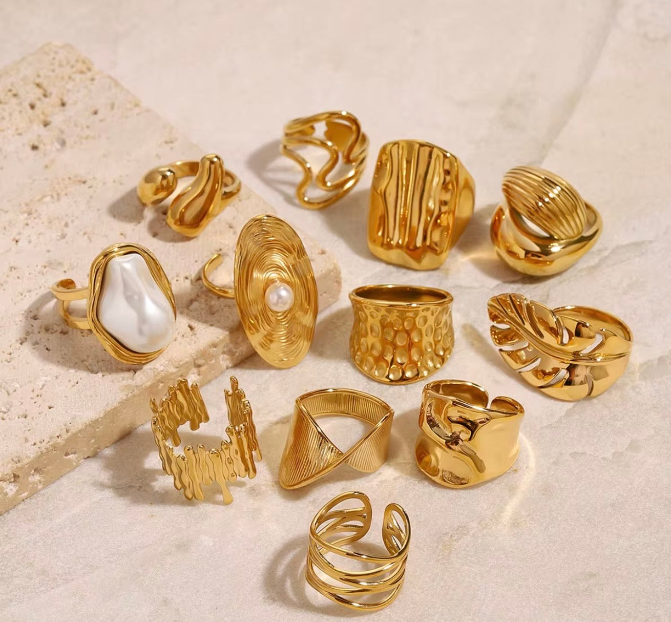 Chunky Pearl Ring