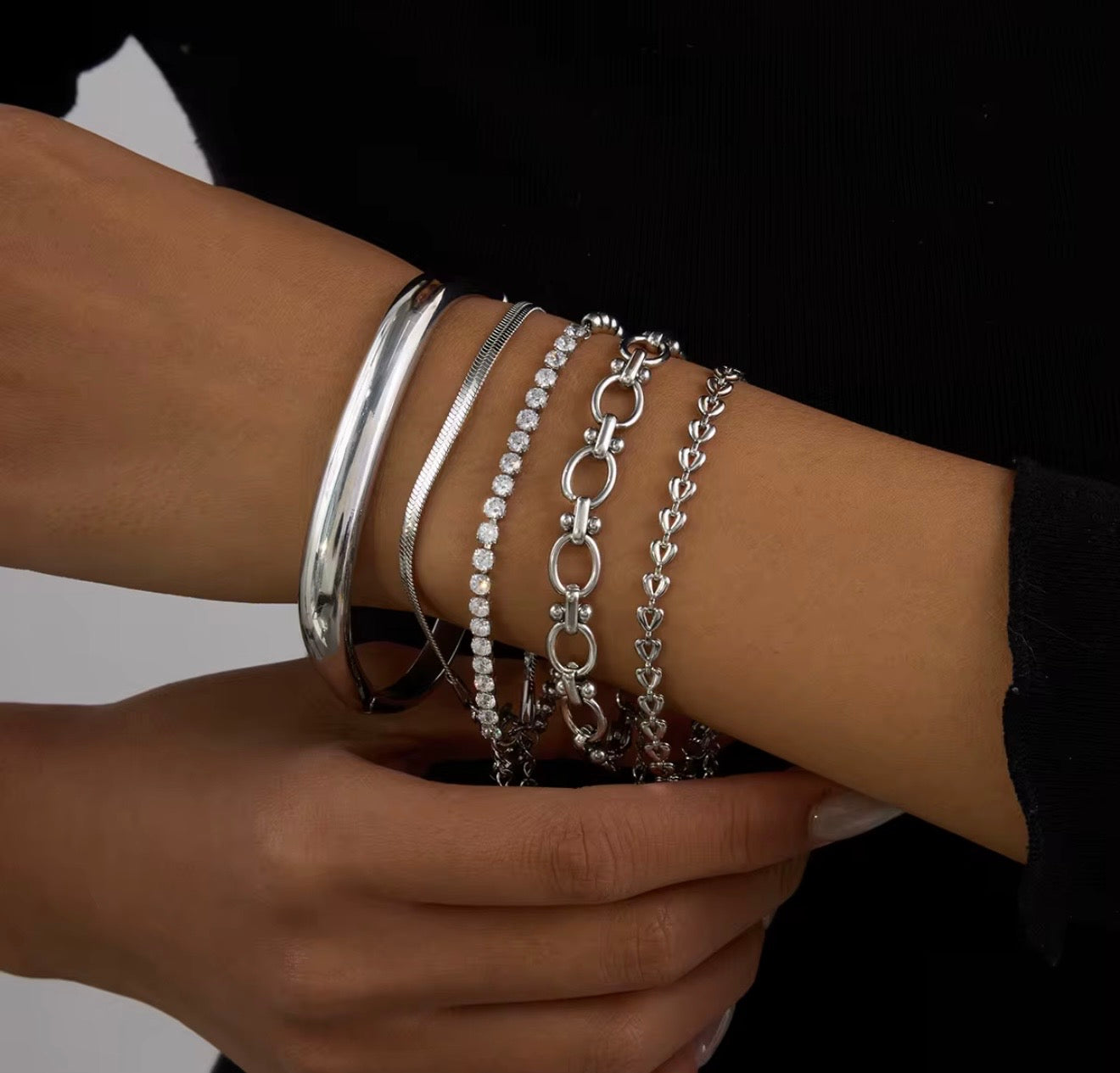 Square Buckle Bangle