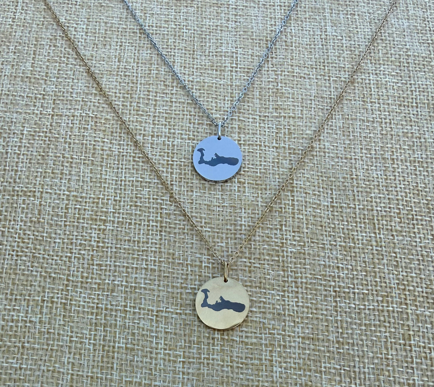 Cayman Map Necklace