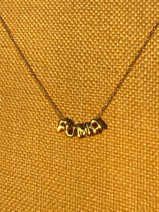 BYO Gold Bubble Letter