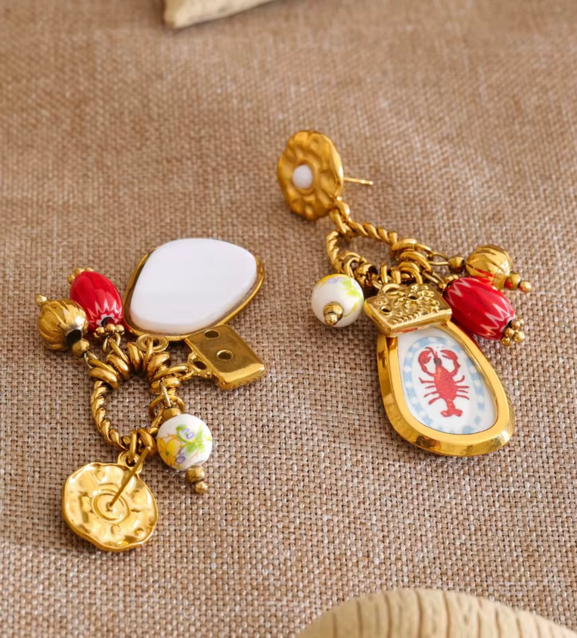 Amalfi Lobster Earrings