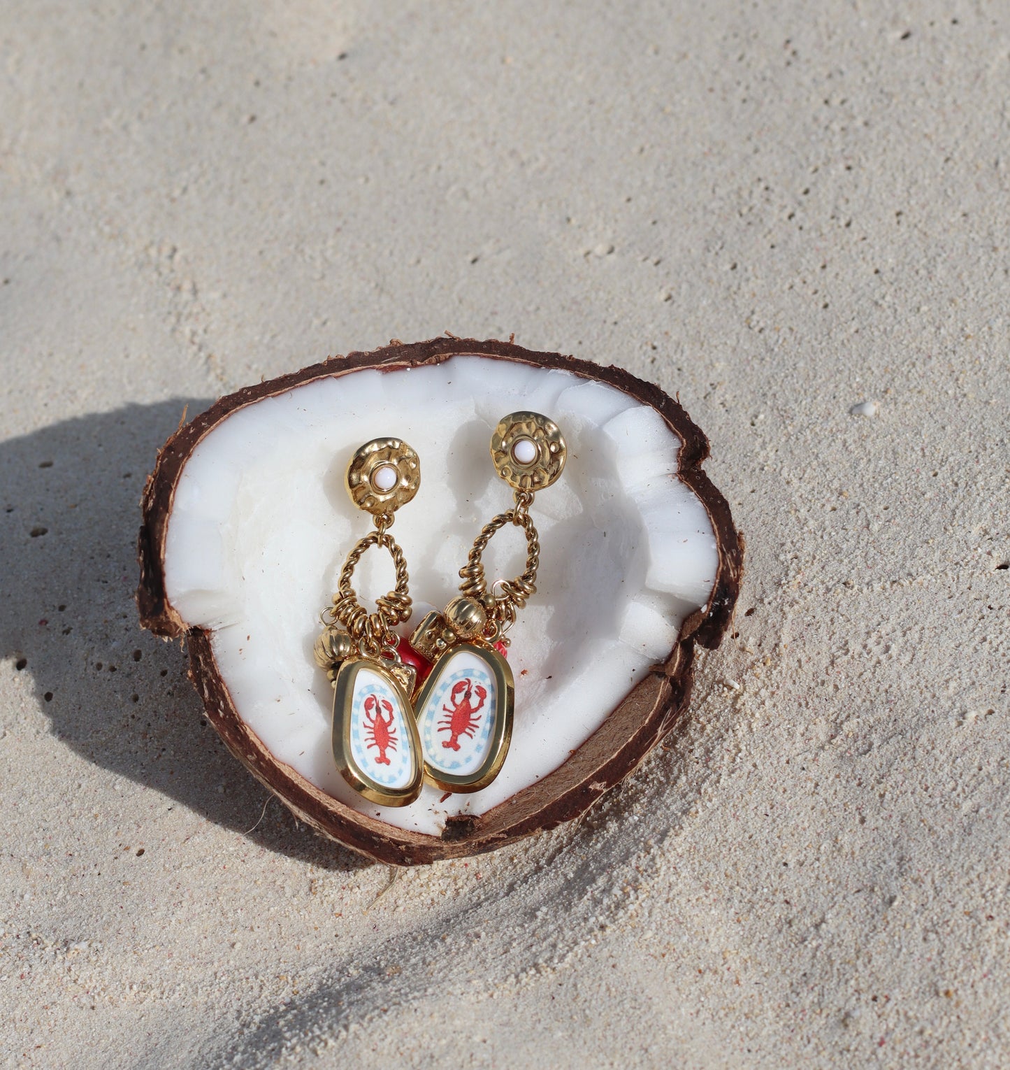 Amalfi Lobster Earrings