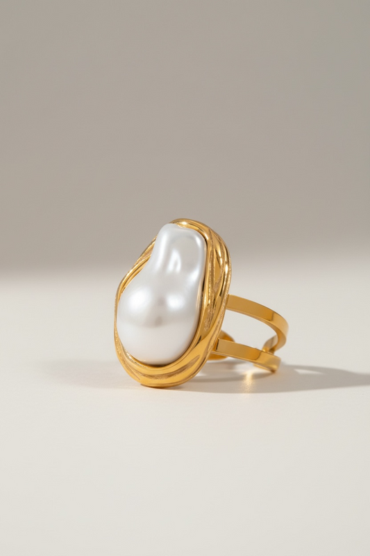 Chunky Pearl Ring