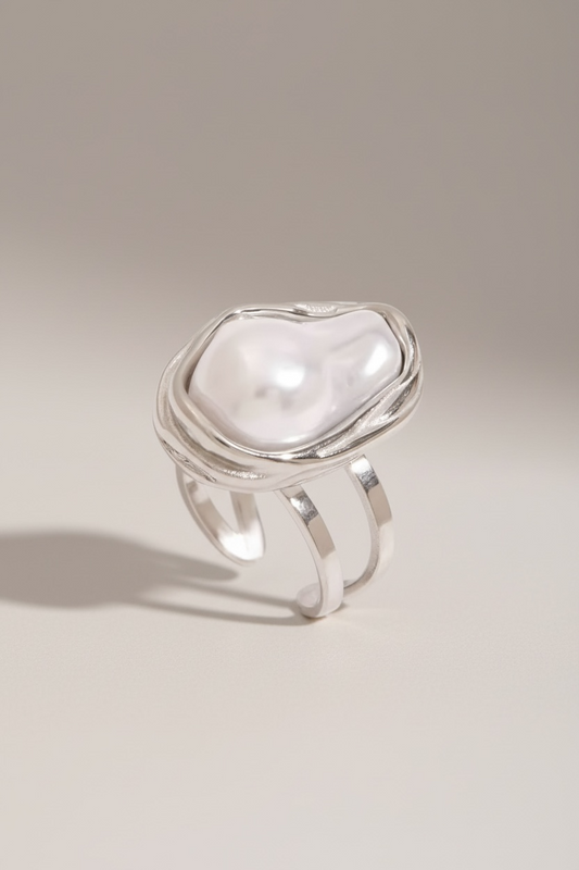 Chunky Pearl Ring