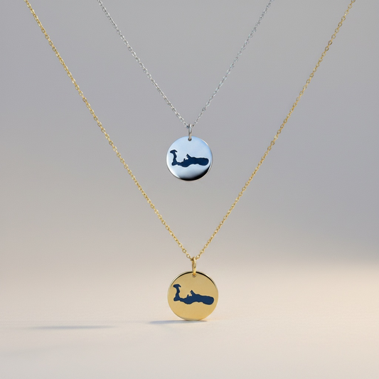 Cayman Map Necklace