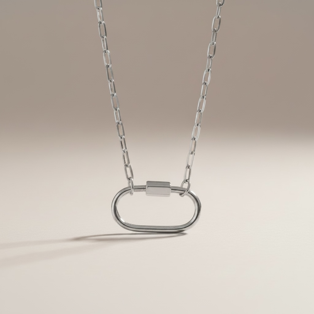 BYO Silver Paperclip Chain