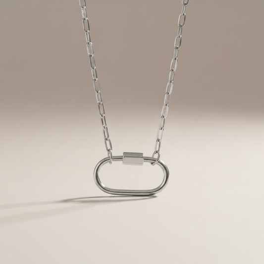 BYO Silver Paperclip Chain