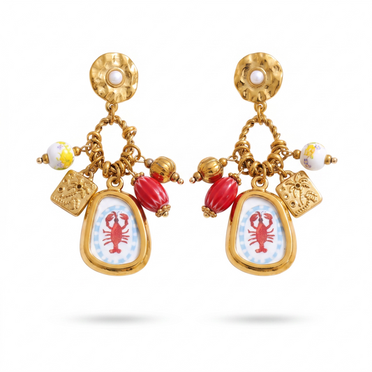 Amalfi Lobster Earrings