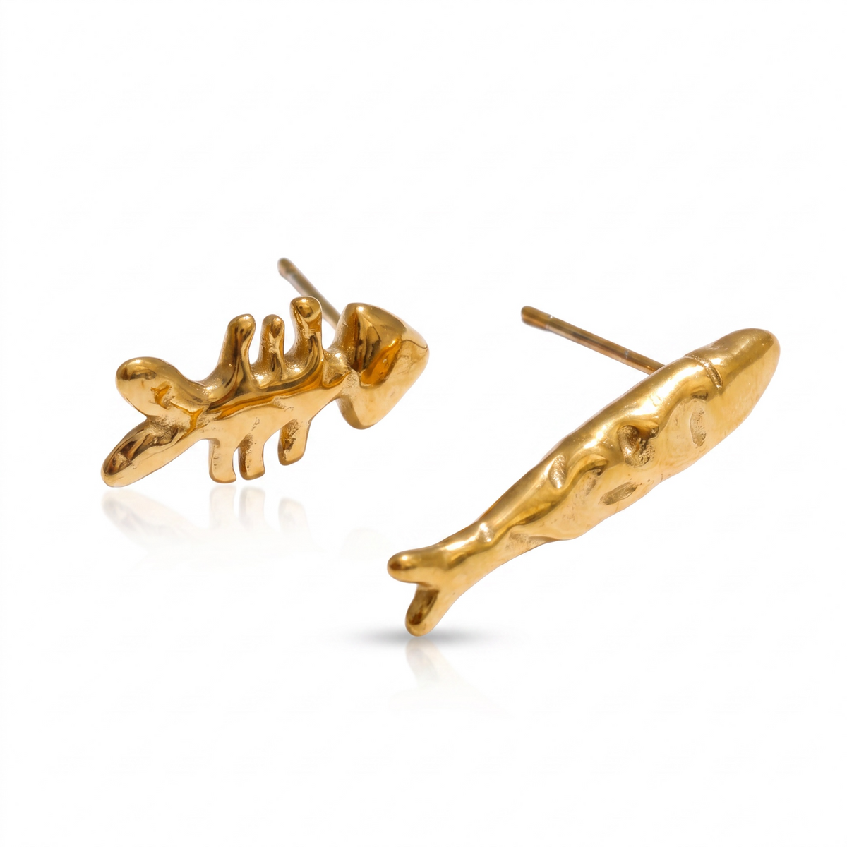 Fish and Bones Earrings